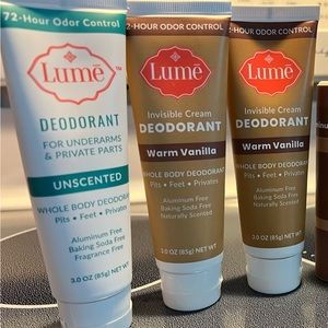 Lume Deodorant unopened/sealed bundle